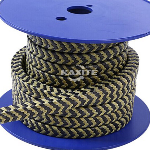 Graphite PTFE and Aramid Fiber in Zebra Braided Packing